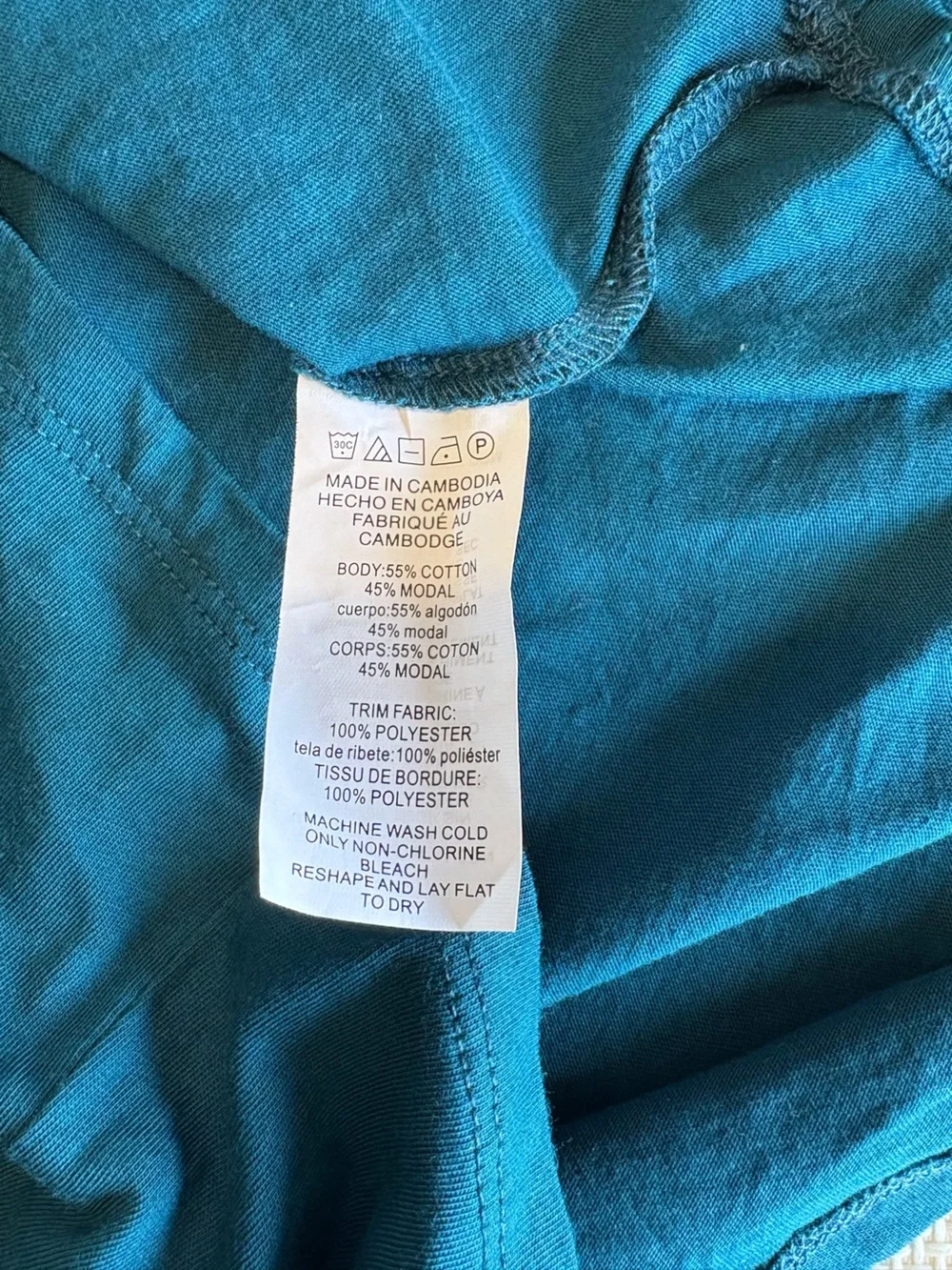 Michael Kors XL Teal Shirt Short Petal Sheer Sleeves Office